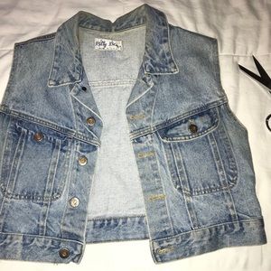 Vintage jean vest